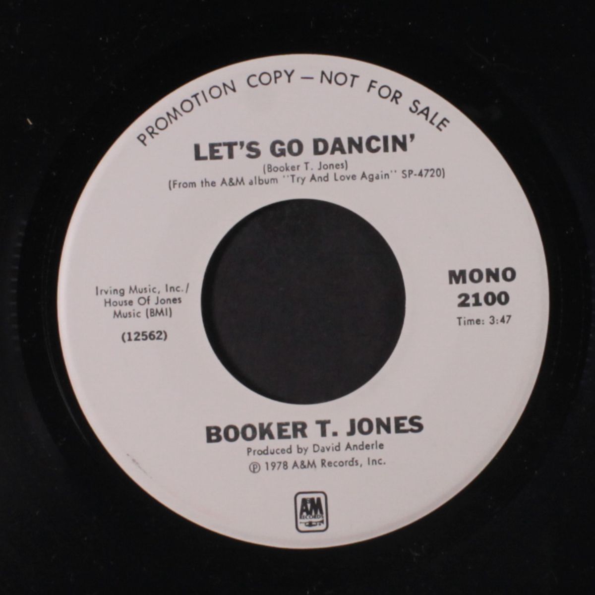let's go dancin' / mono by BOOKER T. JONES