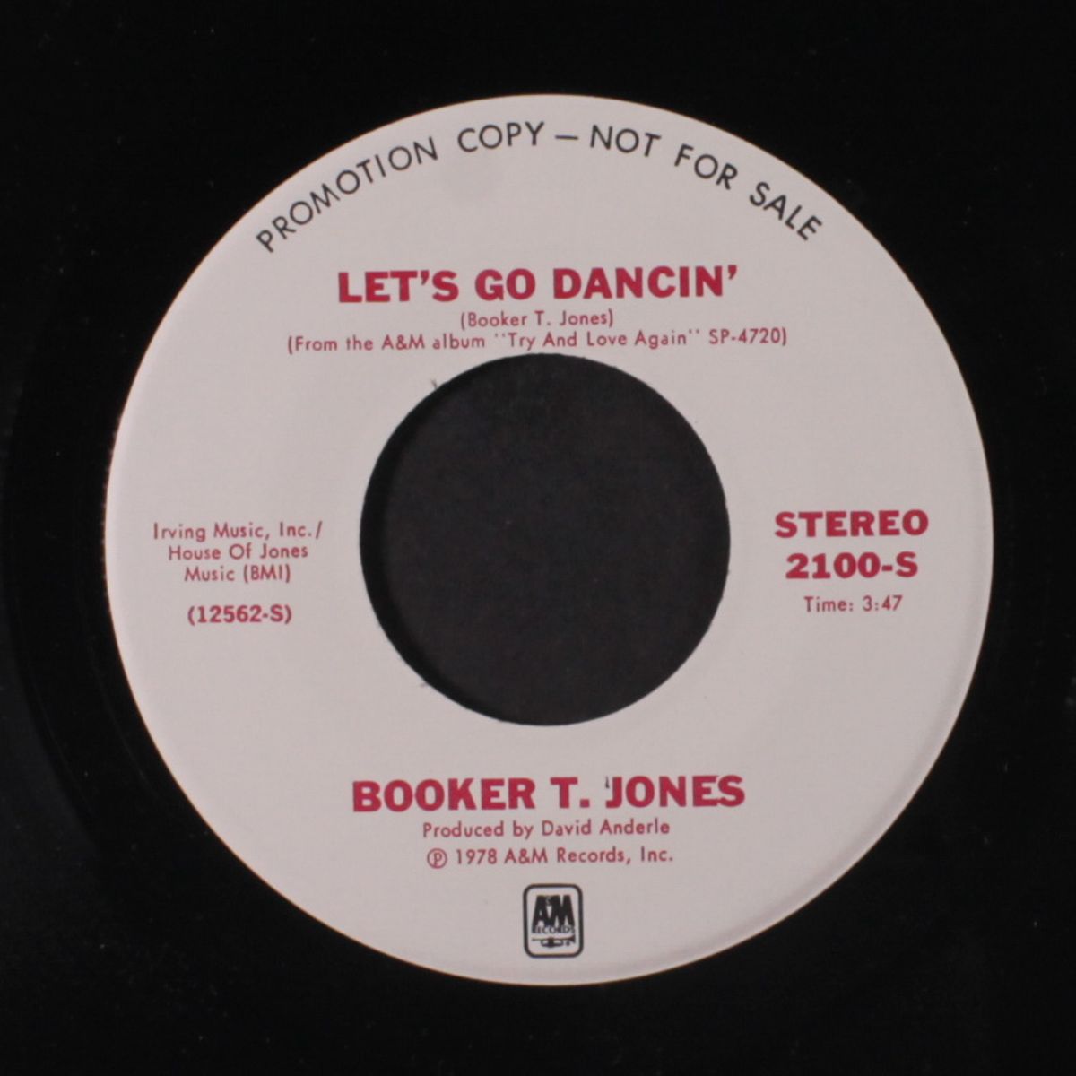 let's go dancin' / mono by BOOKER T. JONES