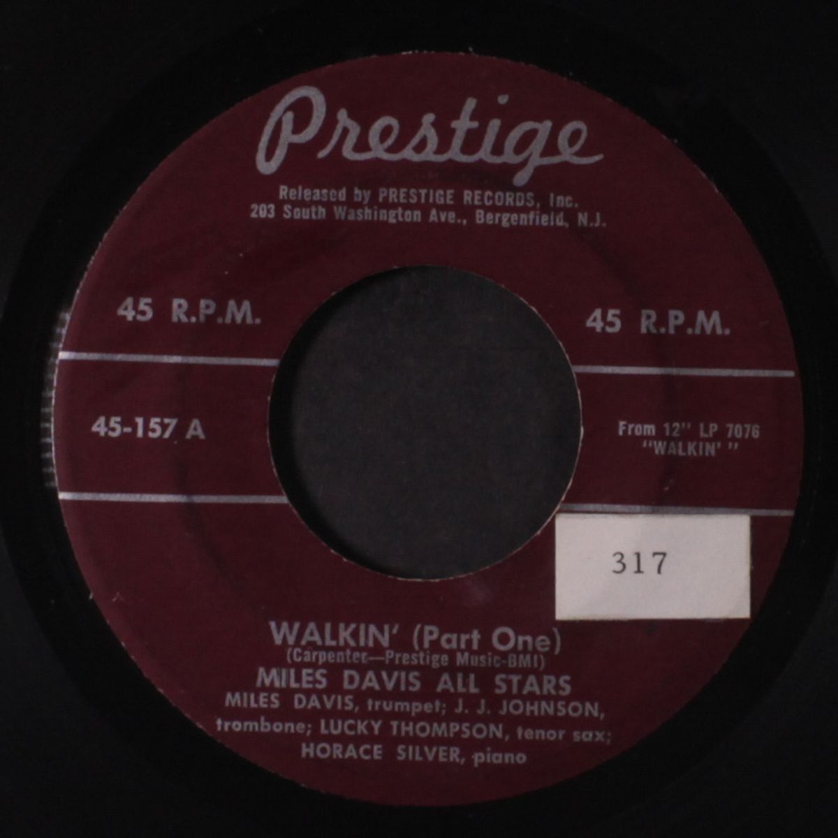 walkin' / part two by MILES DAVIS