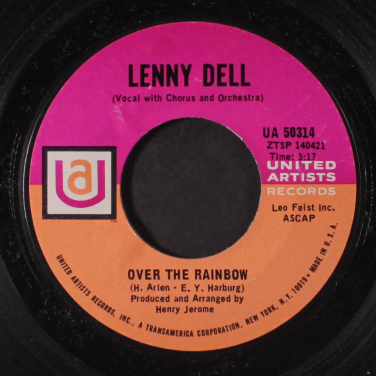 over the rainbow / don't say goodbye by LENNY DELL