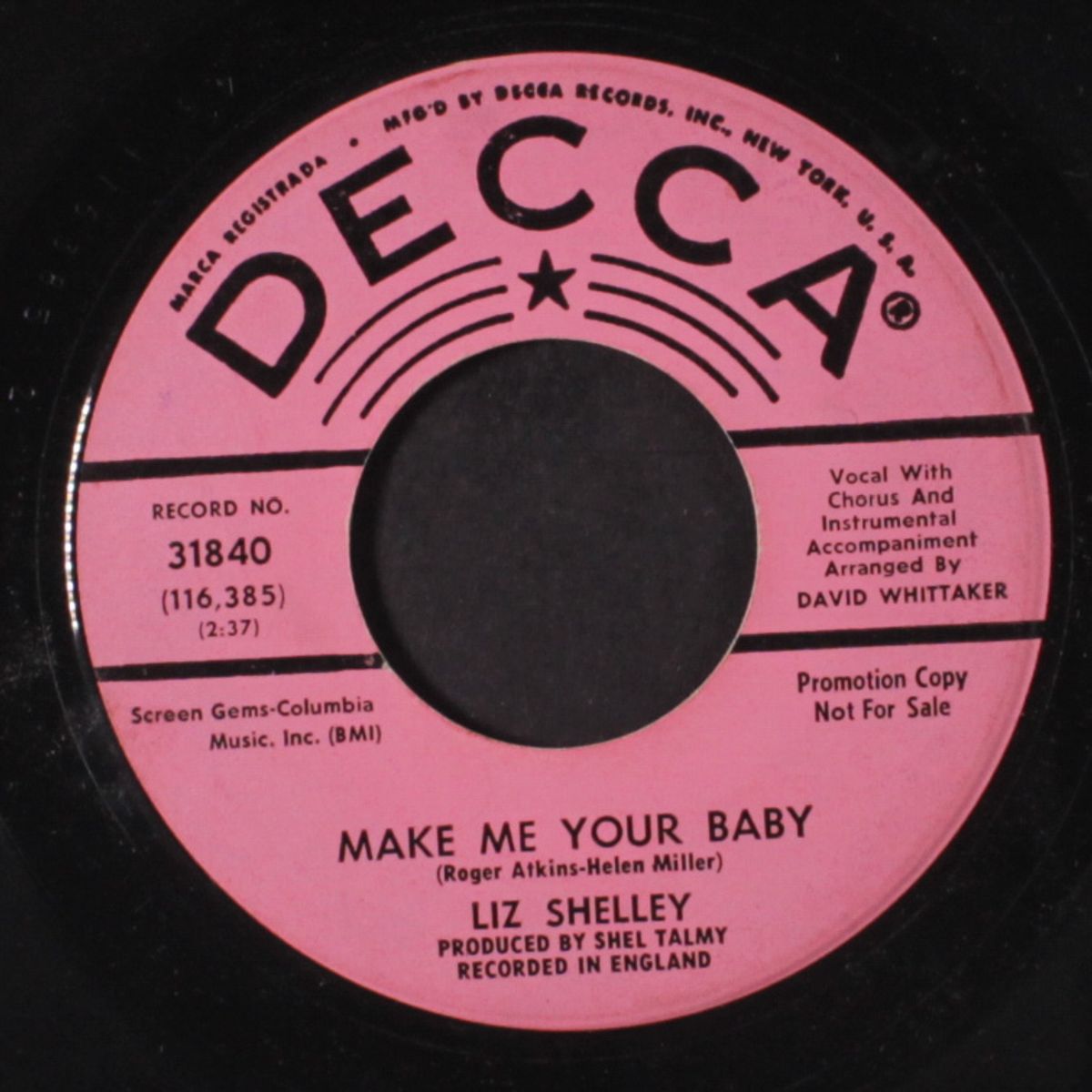 you made me hurt / make me your baby by LIZ SHELLEY