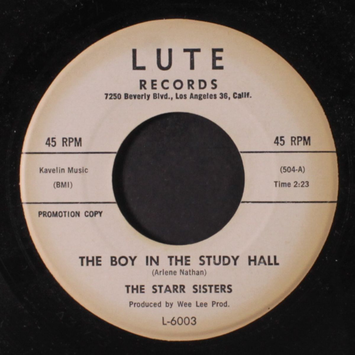 the boy in the study hall / love's a funny little game by STARR SISTERS