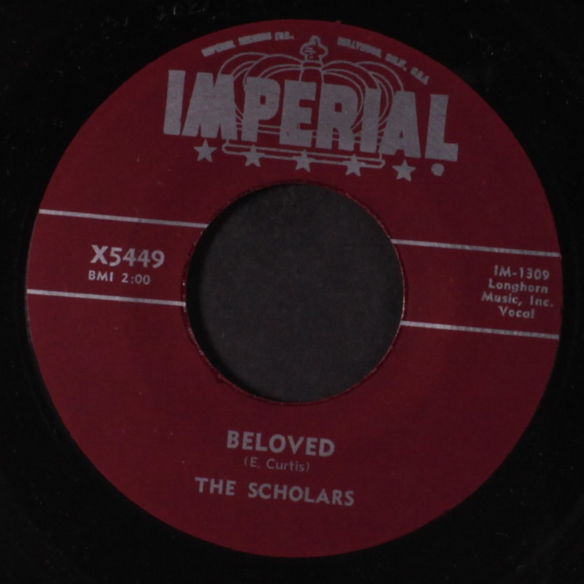 beloved / i didn't want to do it by SCHOLARS