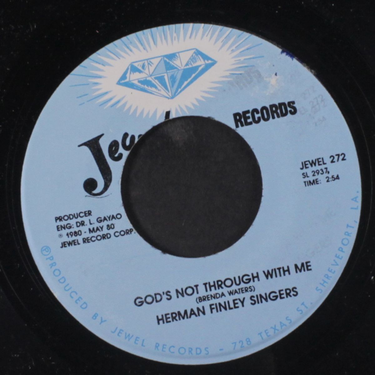 god's not through with me / get right today by HERMAN FINLEY SINGERS