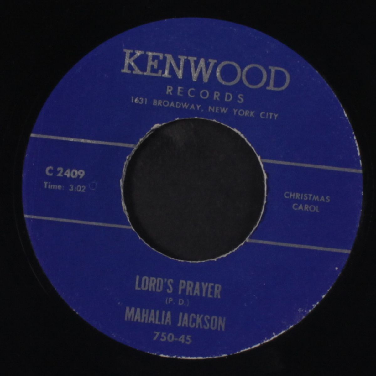 silent night, holy night / lord's prayer by MAHALIA JACKSON