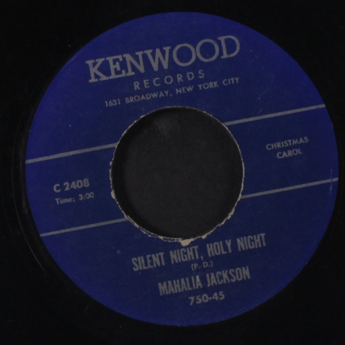 silent night, holy night / lord's prayer by MAHALIA JACKSON