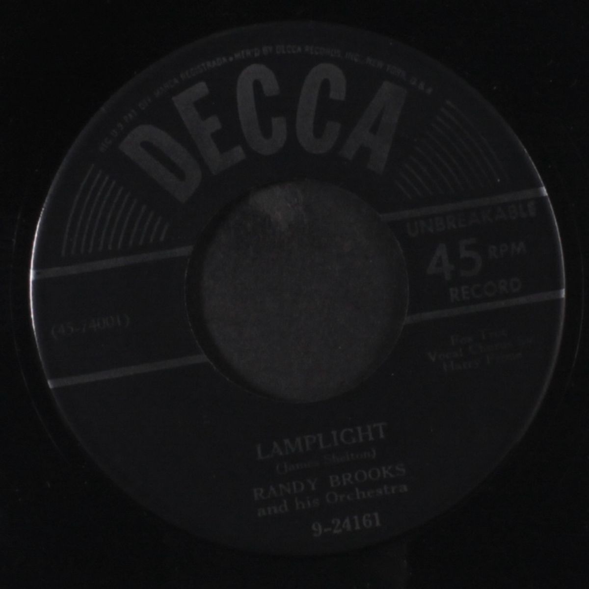 tenderly / lamplight by RANDY BROOKS