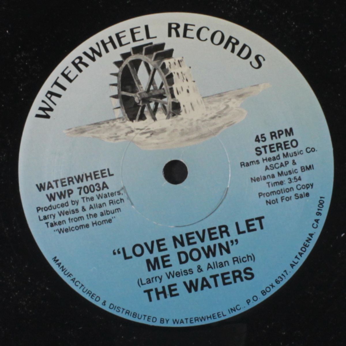 love never let me down / same by WATERS