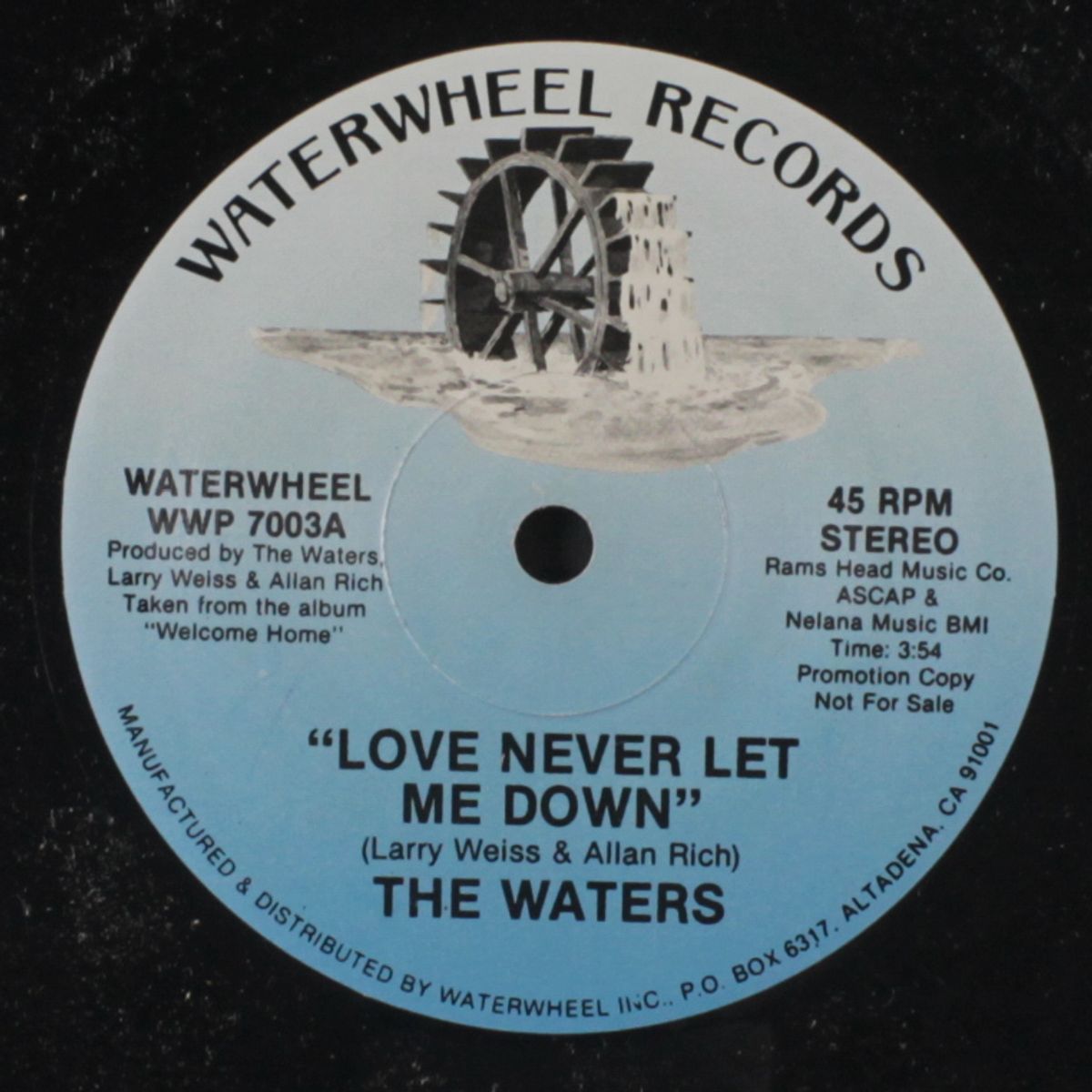 love never let me down / same by WATERS