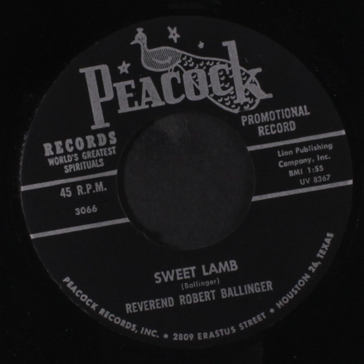 live the life i sing about / sweet lamb by REV. ROBERT BALLINGER