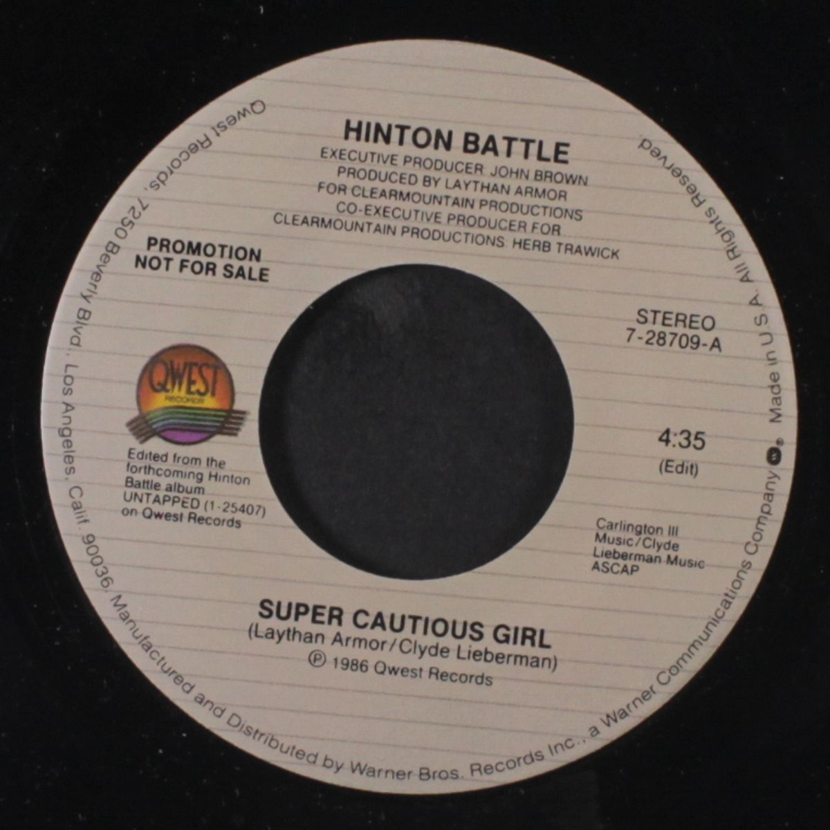 super cautious girl / same by HINTON BATTLE