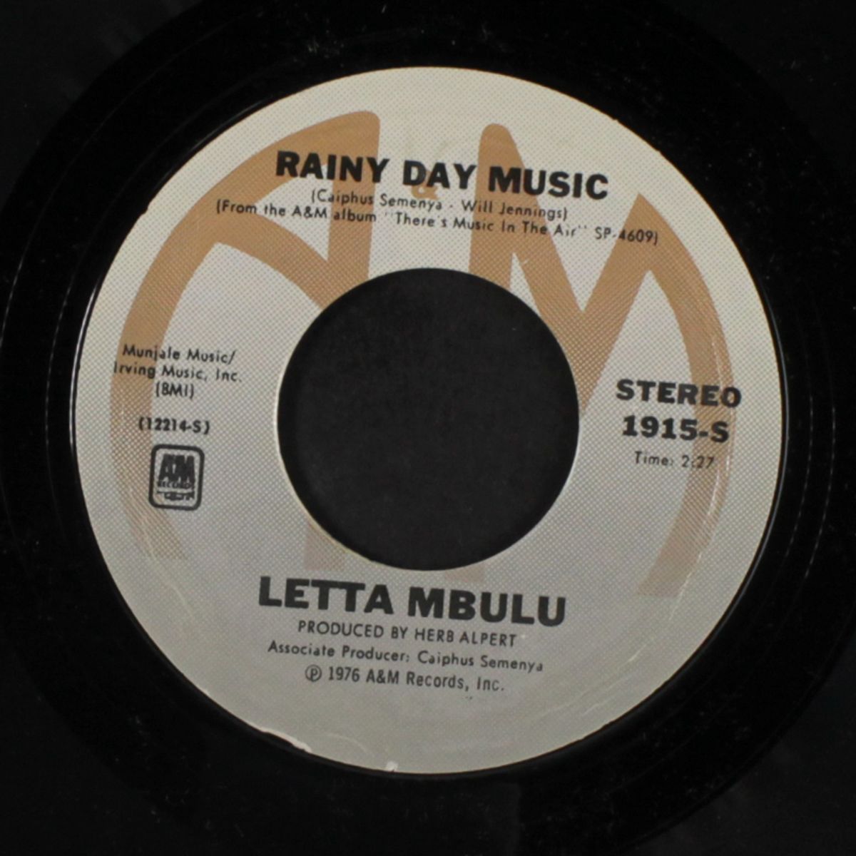 music man / rainy day music by LETTA MBULU