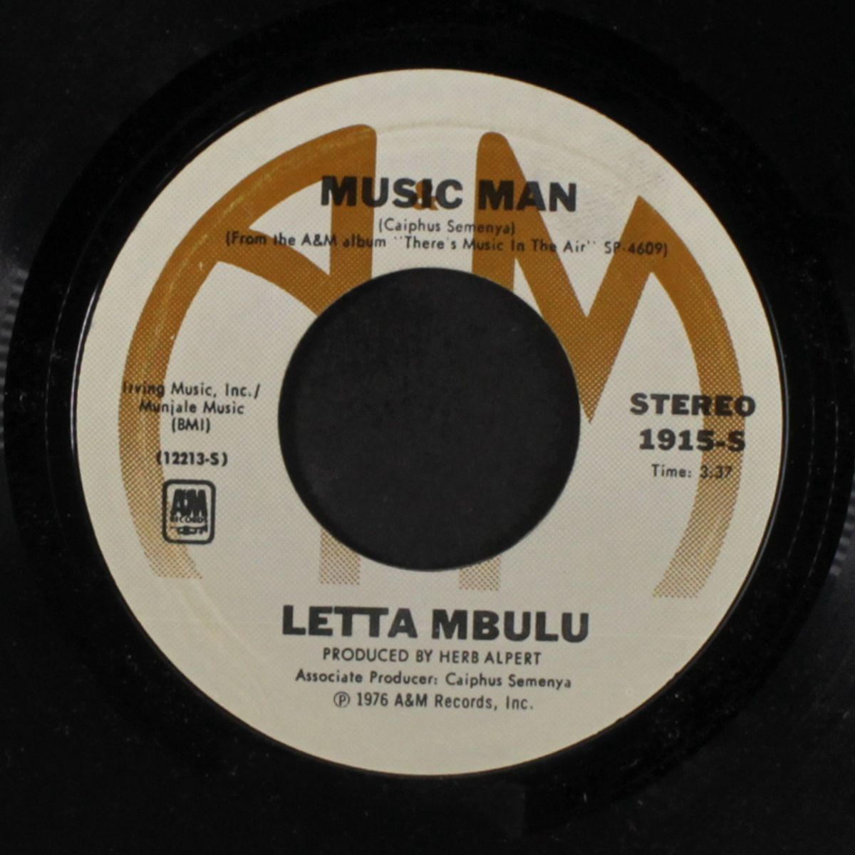 music man / rainy day music by LETTA MBULU