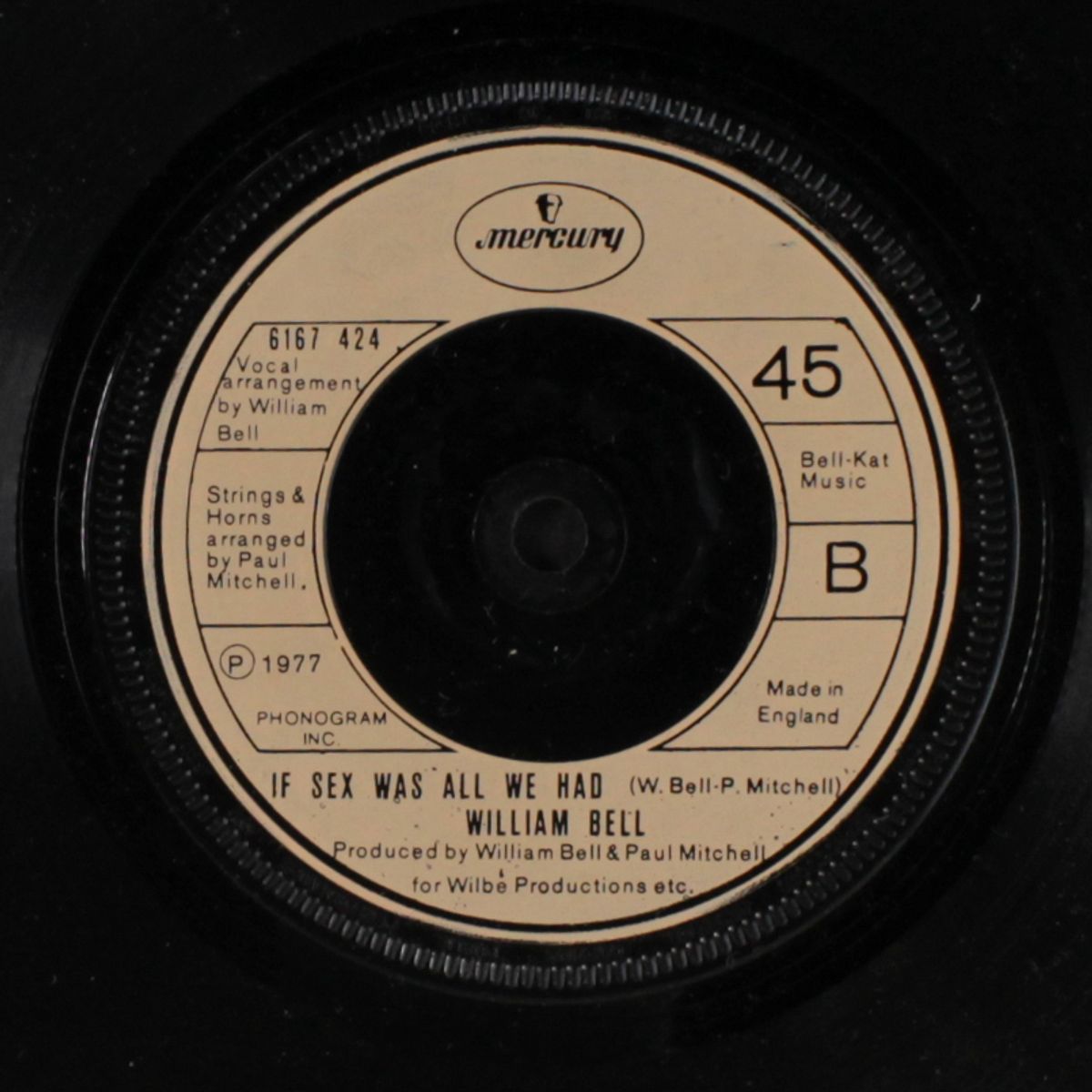 tryin' to love two / if sex was all we had by WILLIAM BELL