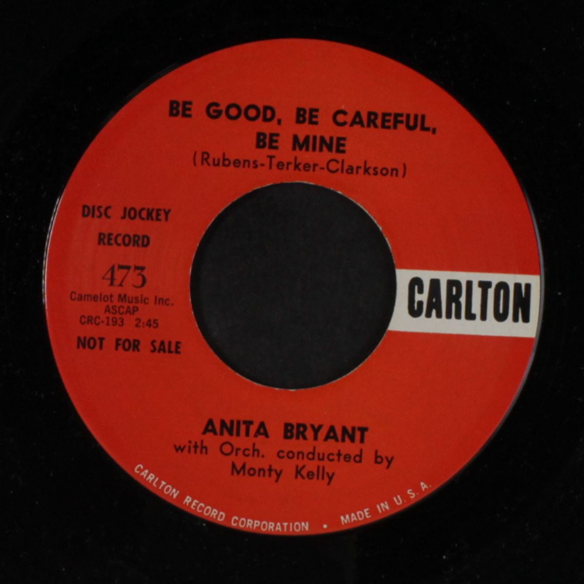 dance on / be good, be careful, be mine by ANITA BRYANT
