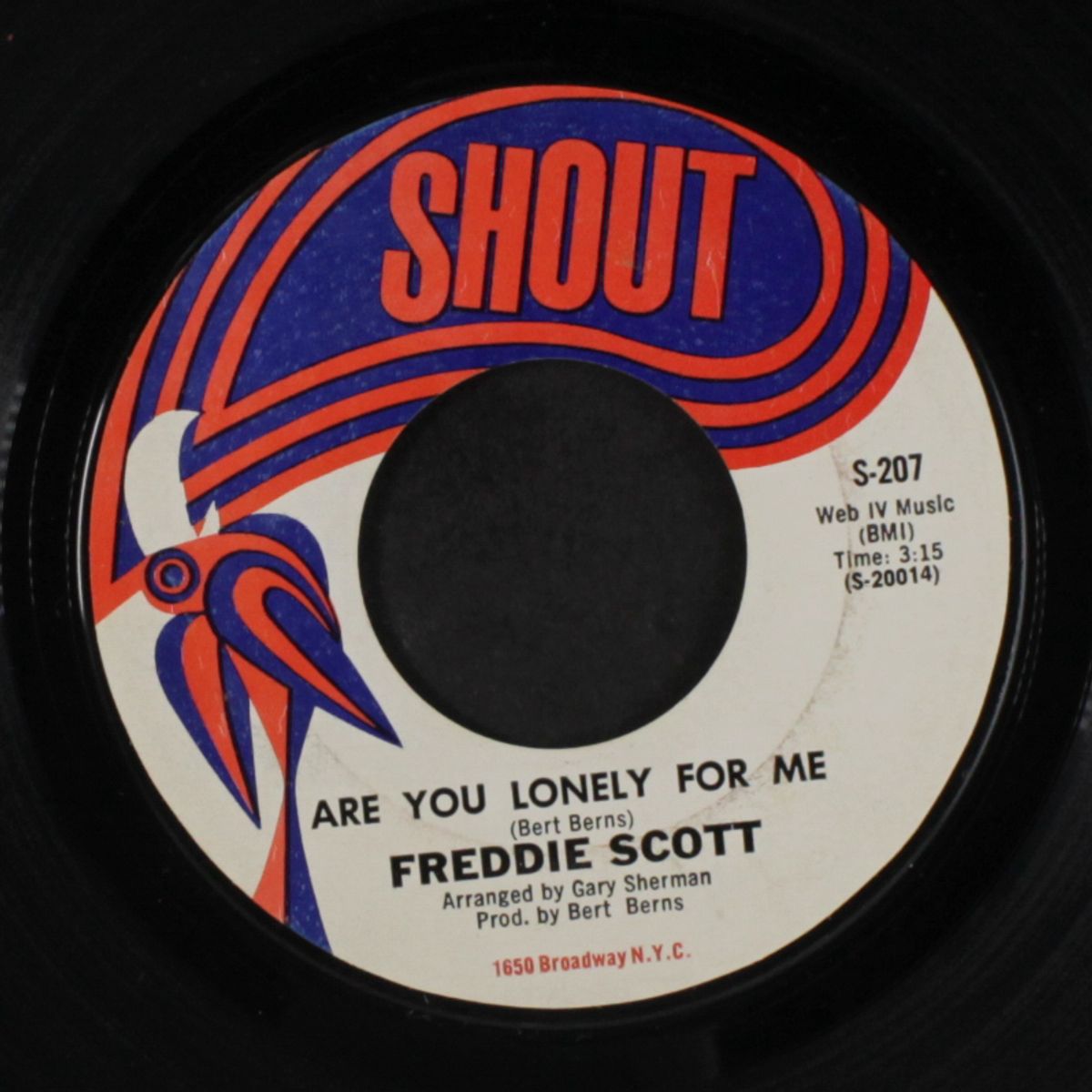 are you lonely for me / where were you by FREDDIE SCOTT