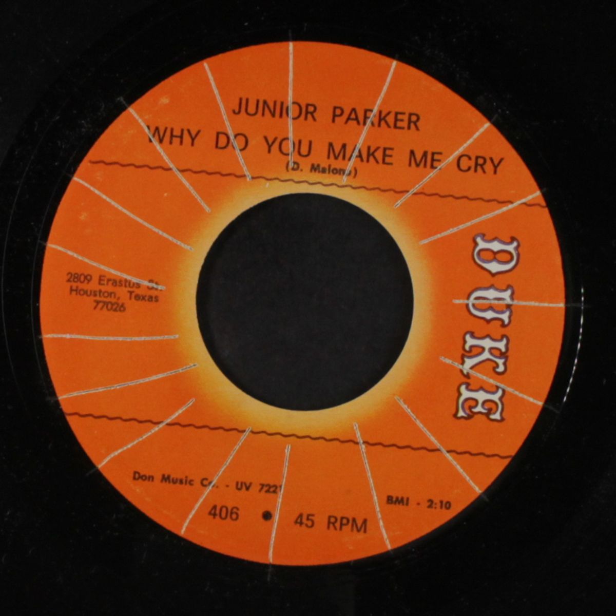 why do you make me cry / get away blues by JUNIOR PARKER