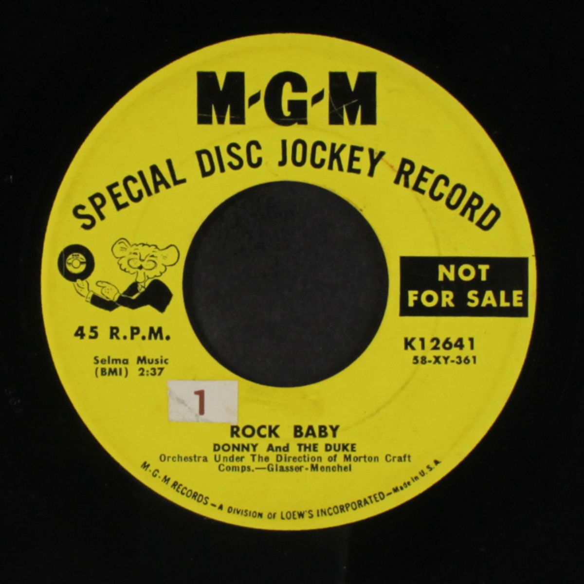 rock baby / waddya say by DONNY &THE DUKE