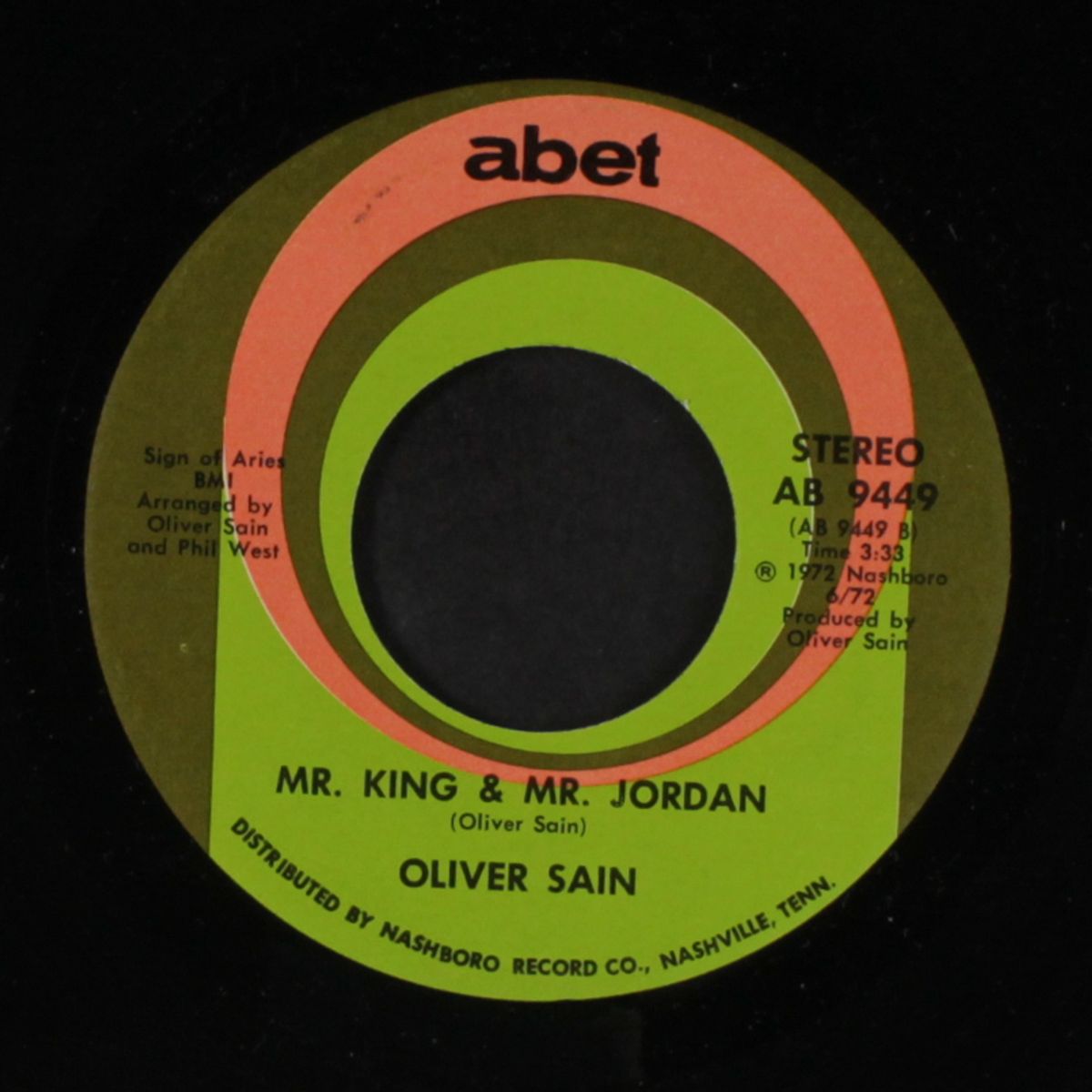 mr. king & mr. jordan / harlem nocturn by OLIVER SAIN