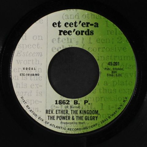 REV. ETHER, THE KINGDOM, THE POWER & THE