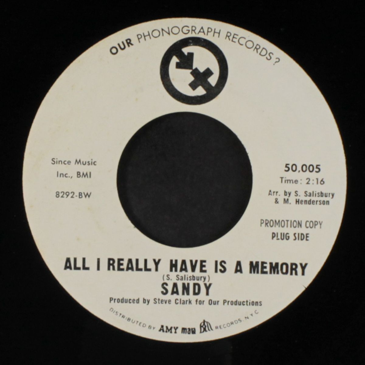 all i really have is a memory / the best thing by SANDY
