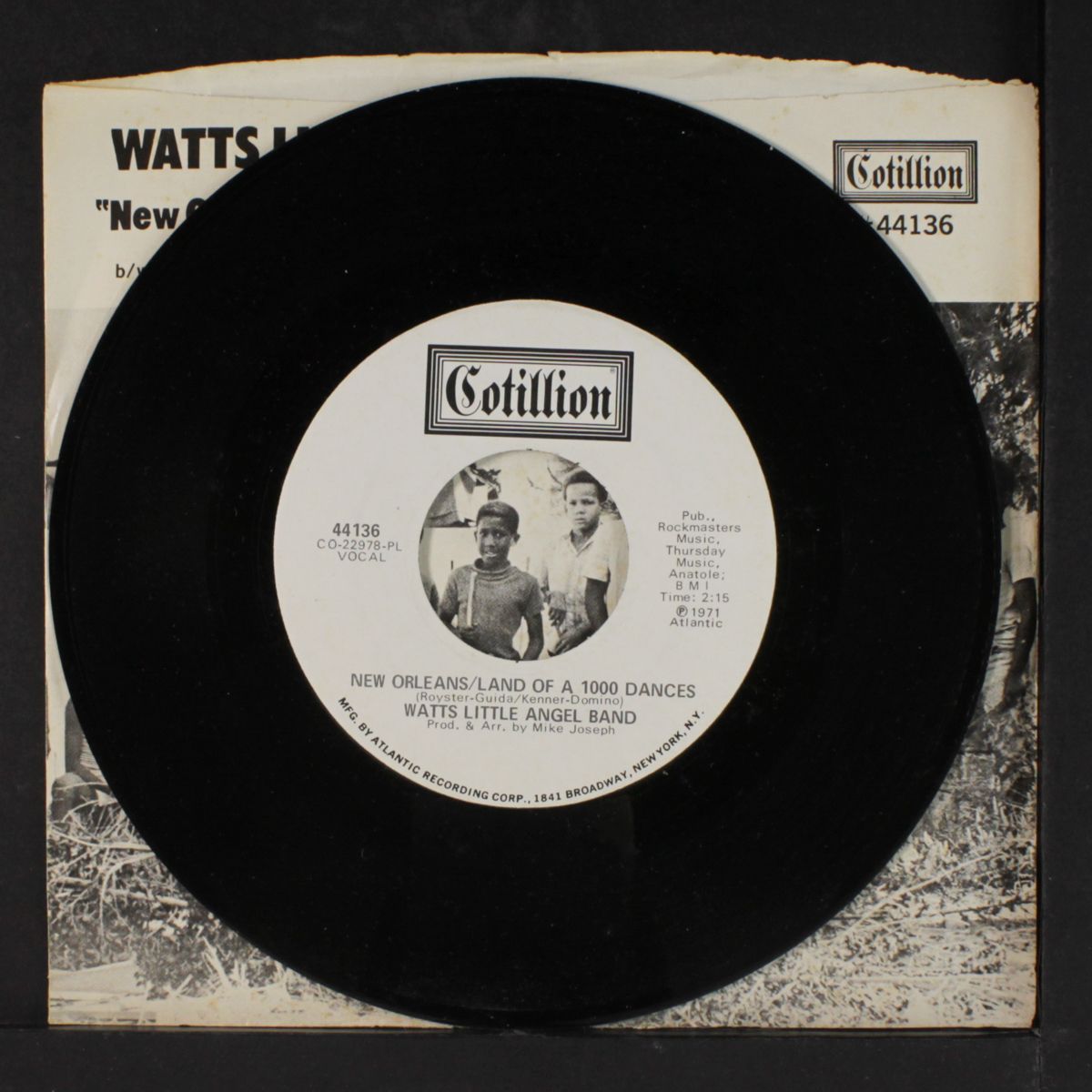 new orleans-land of a 1000 dances / nik nak paddy wack by WATTS LITTLE ANGEL BAND