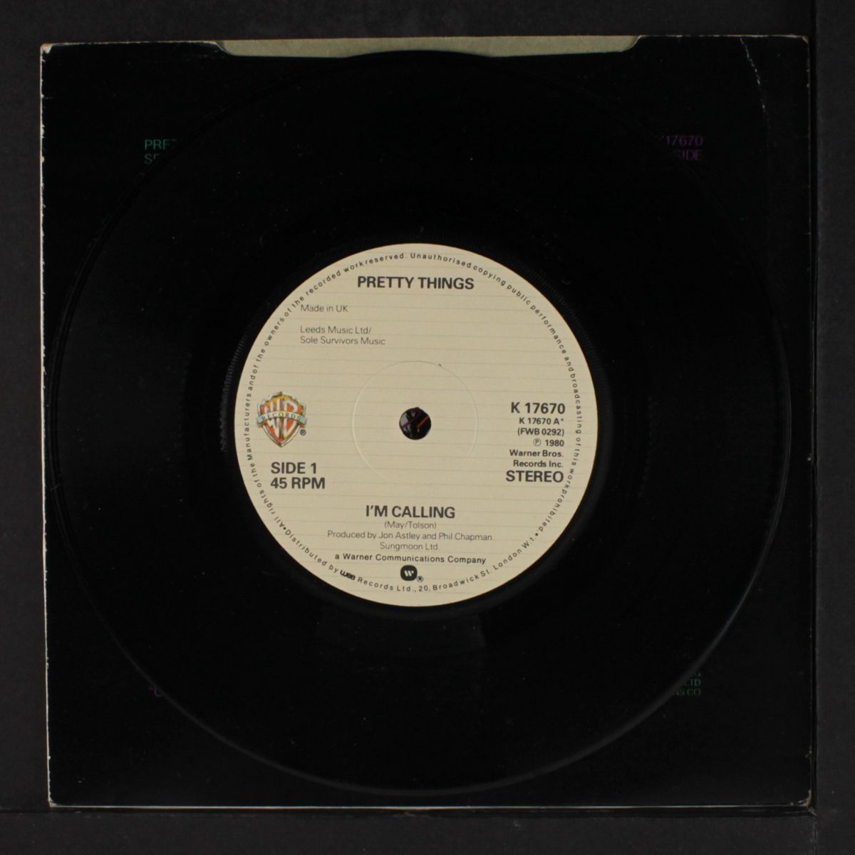 i'm calling / sea of blue by PRETTY THINGS
