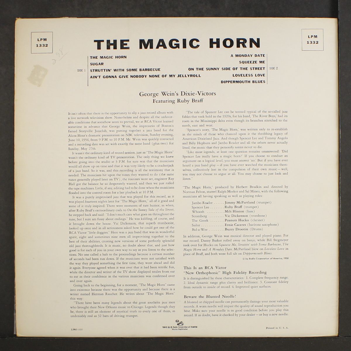 the magic horn by GEORGE WEIN