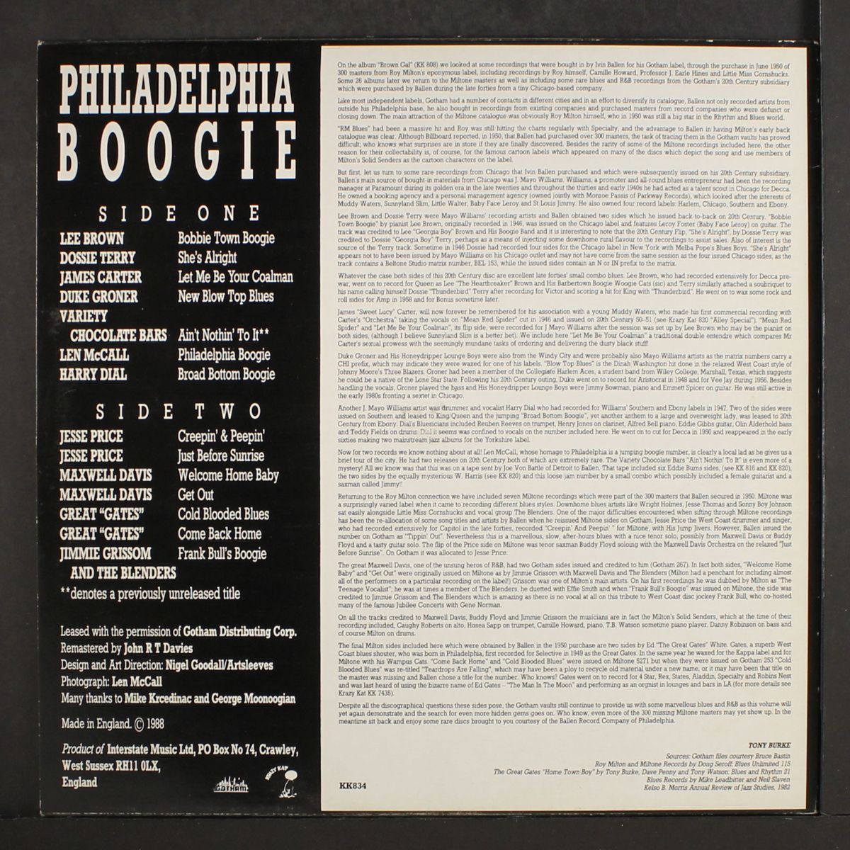 philadelphia boogie by VARIOUS