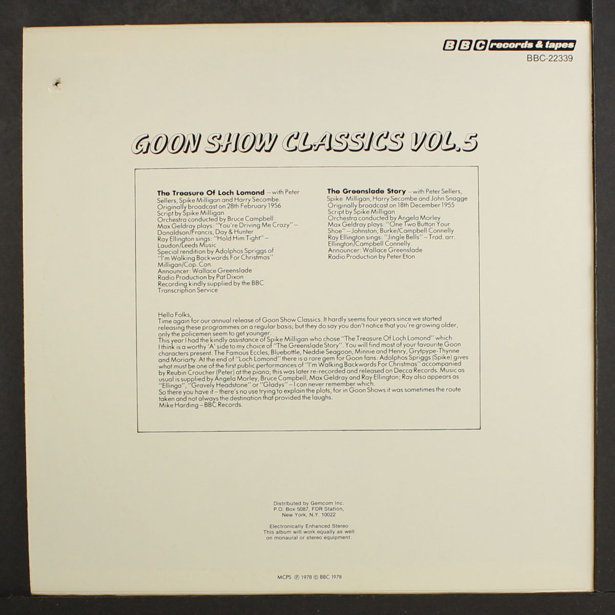 classics, vol. 5 by GOON SHOW