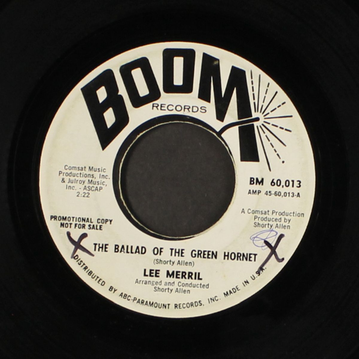 the ballad of the green hornet / off the wall by LEE MERRIL