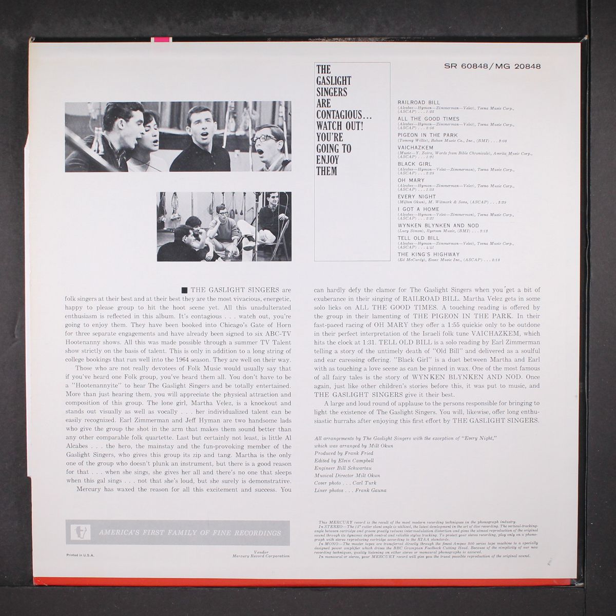 the gaslight singers by GASLIGHT SINGERS