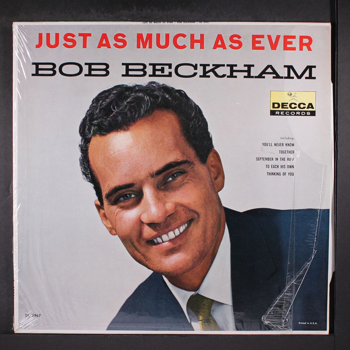just as much as ever by BOB BECKHAM