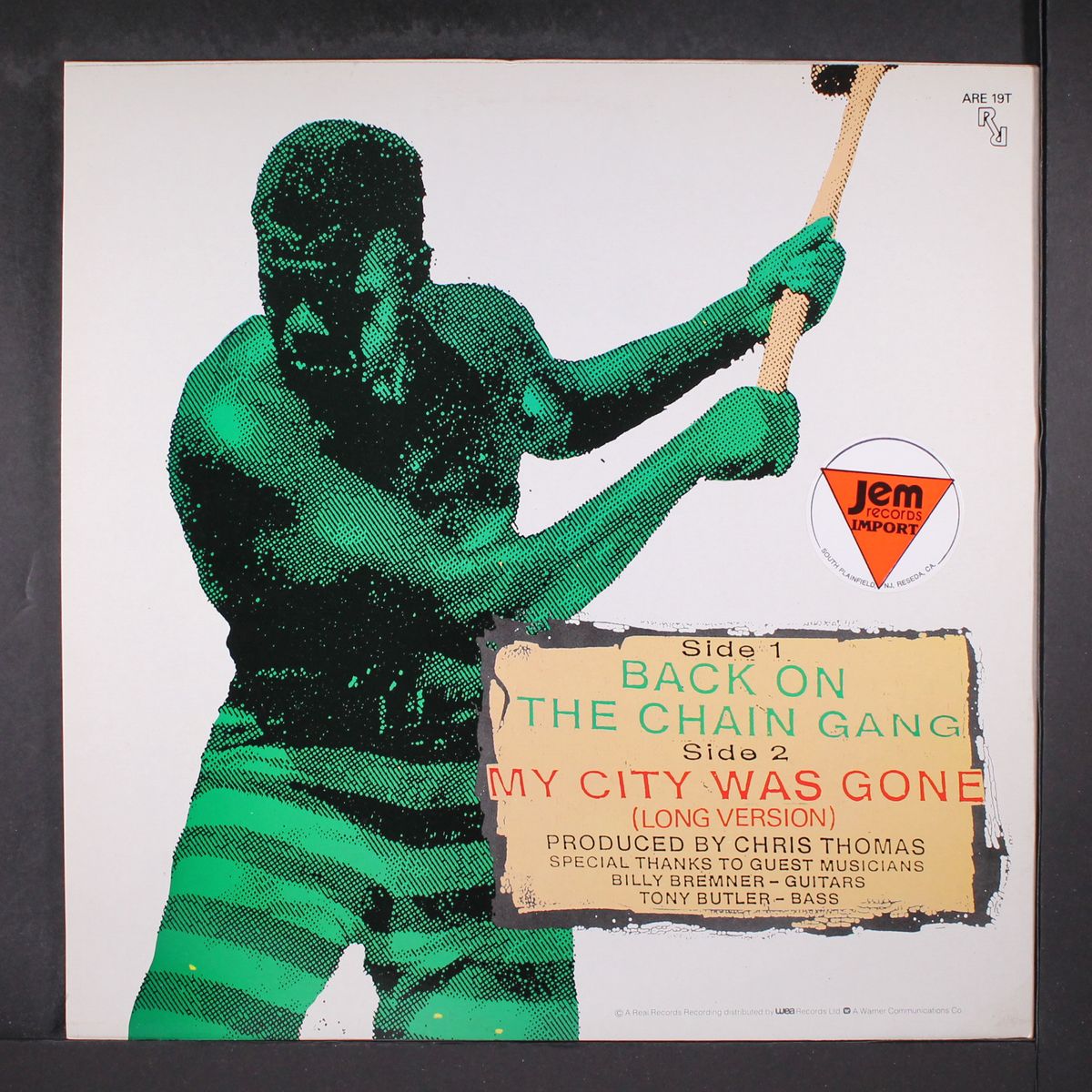 back on the chain gang / my city was gone by PRETENDERS