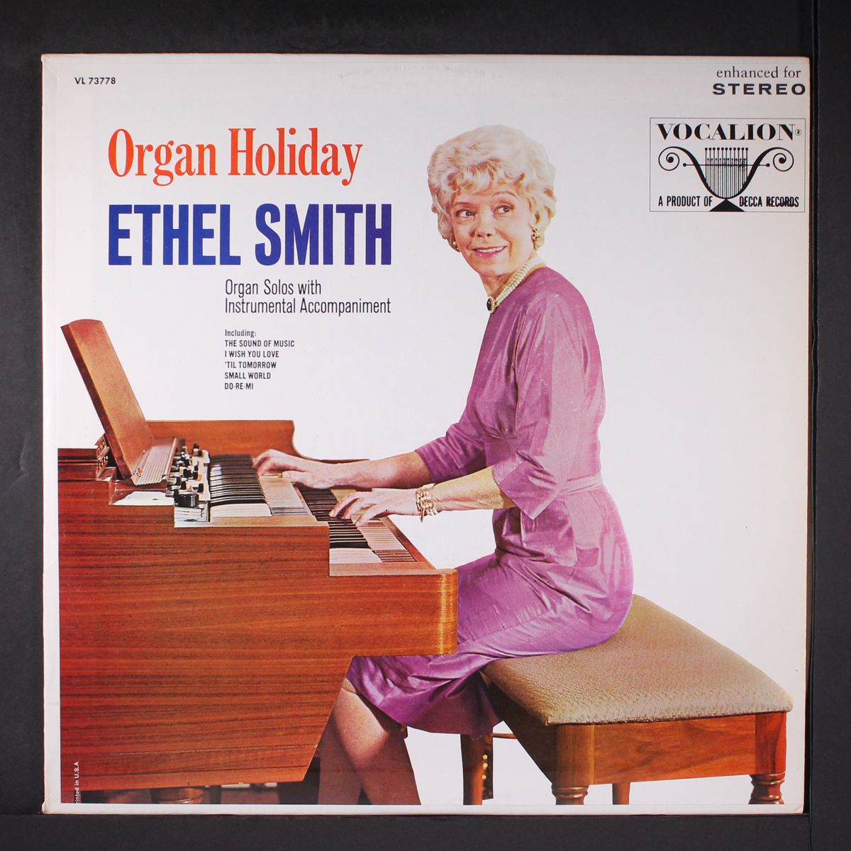 organ holiday by ETHEL SMITH