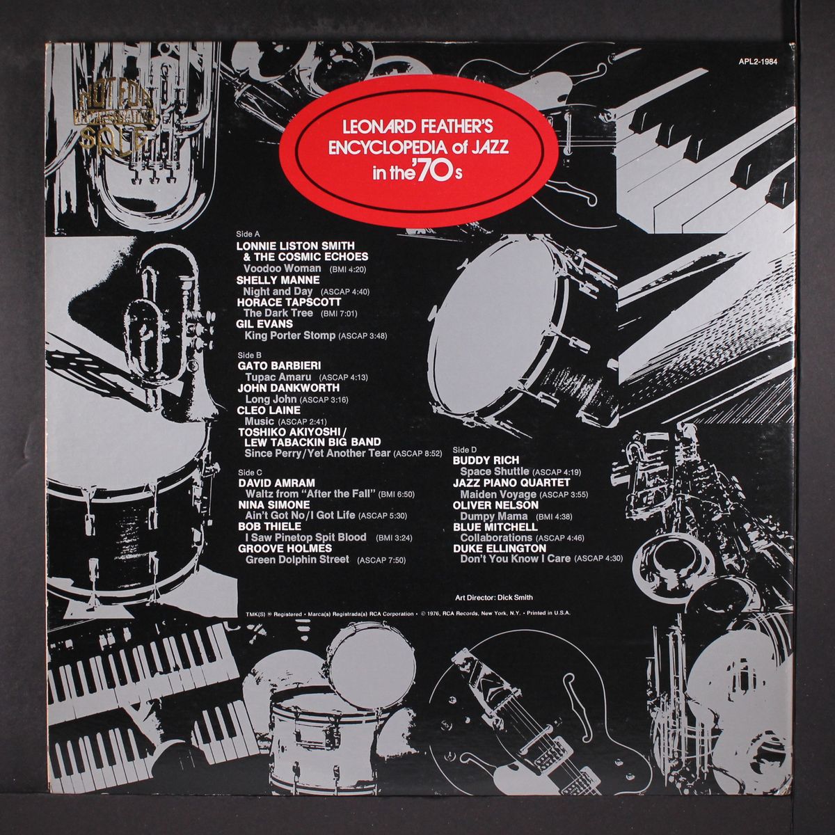 leonard feather's encyclopedia of jazz in the 70's by VARIOUS