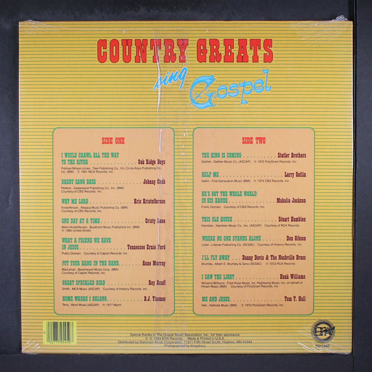 country greats sing gospel by VARIOUS