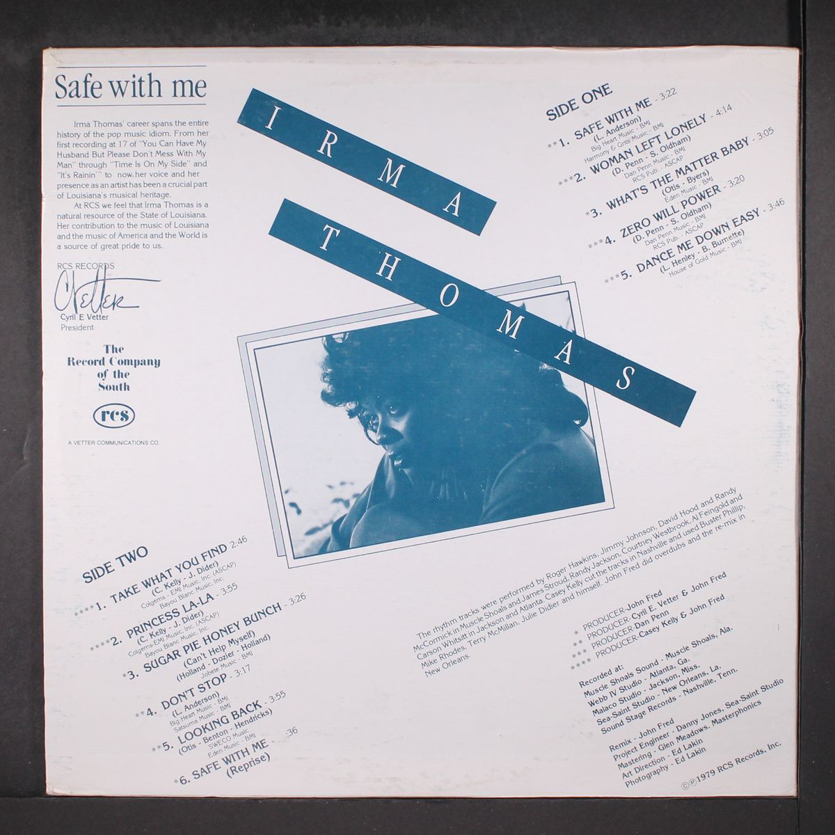 safe with me by IRMA THOMAS