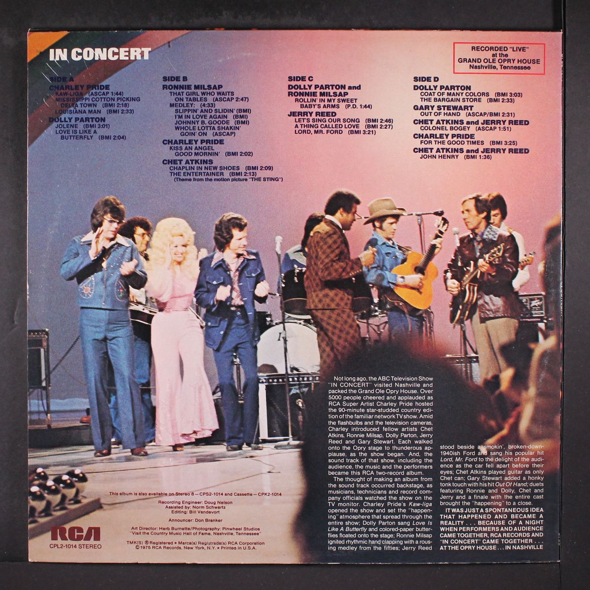 in concert by CHARLEY PRIDE
