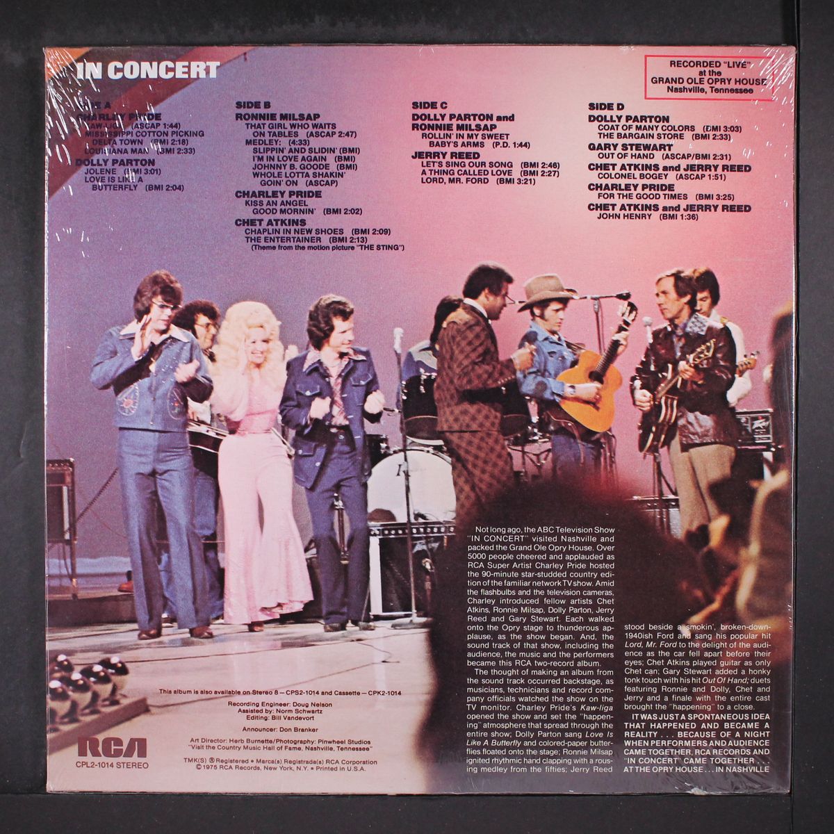 in concert by CHARLEY PRIDE