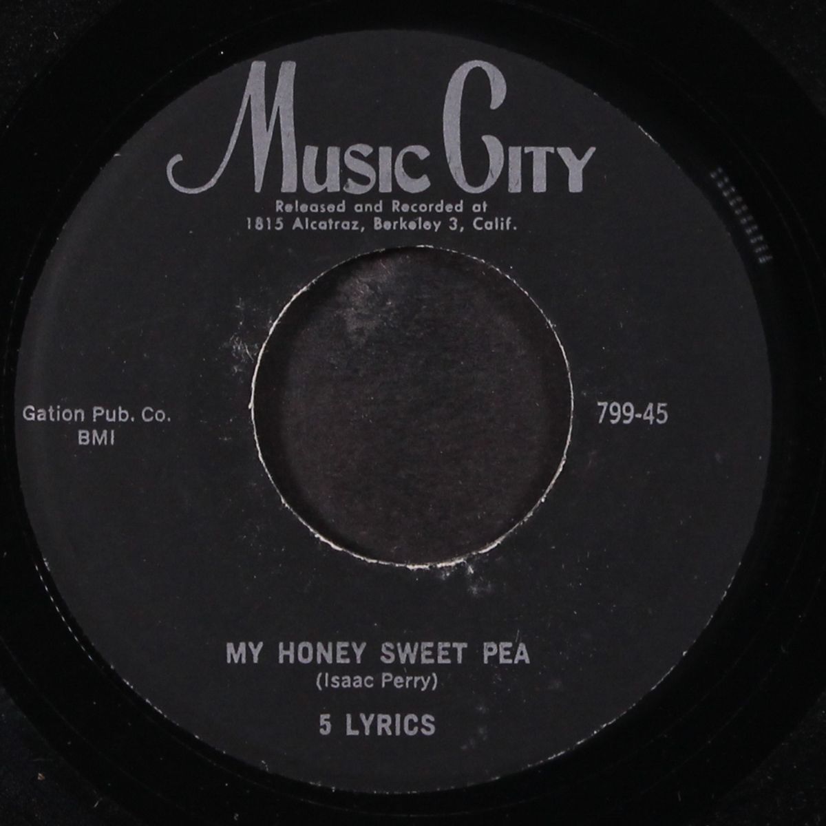 i'm traveling light / my honey sweet pea by FIVE LYRICS