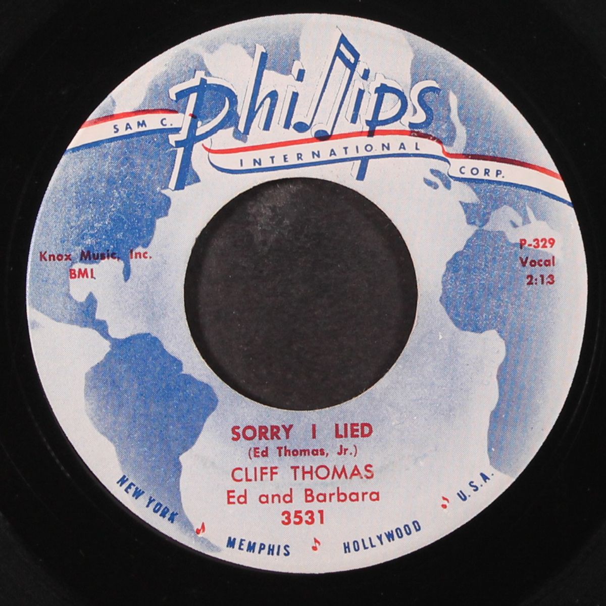 sorry i lied / leave it to me by CLIFF THOMAS