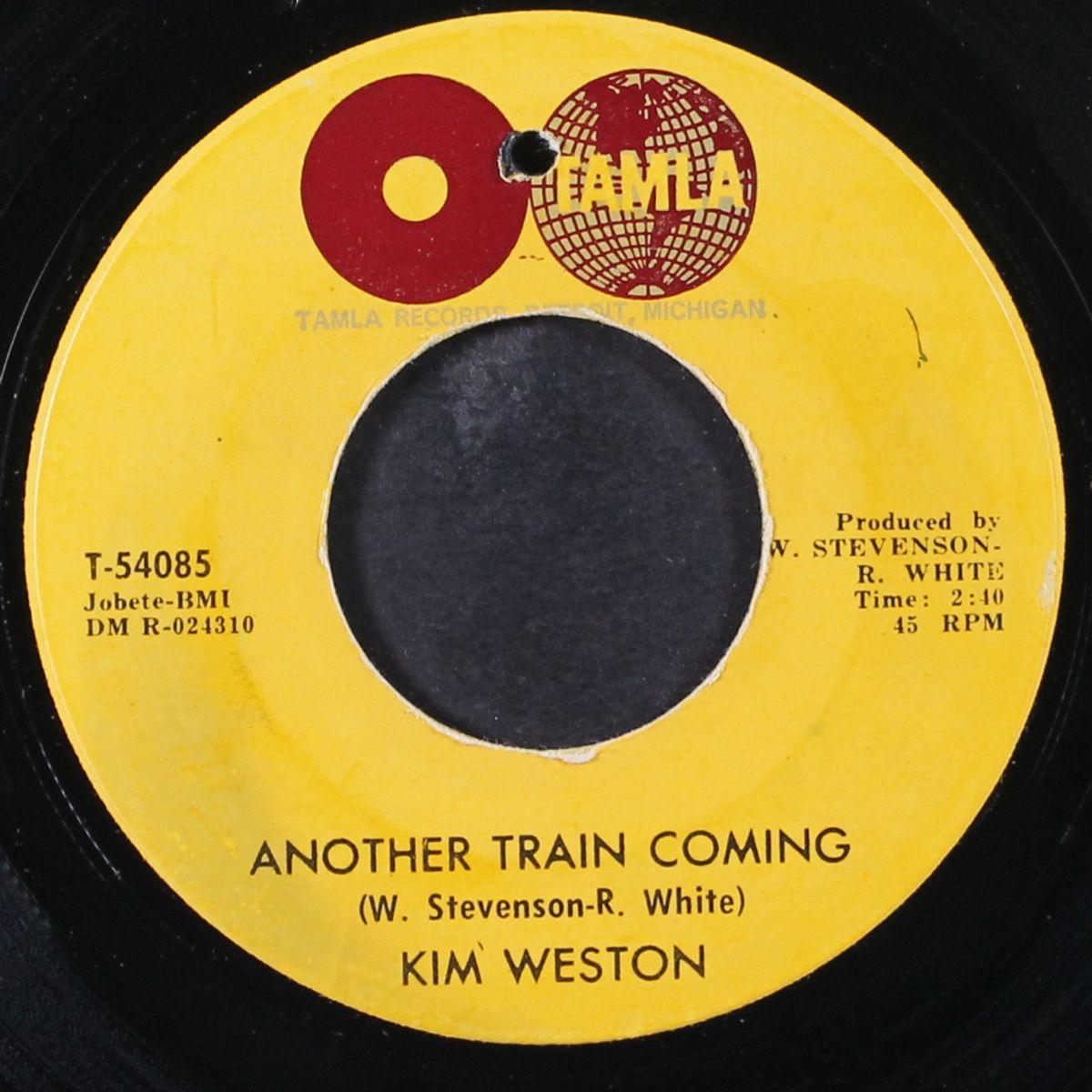 just loving you / another train coming by KIM WESTON