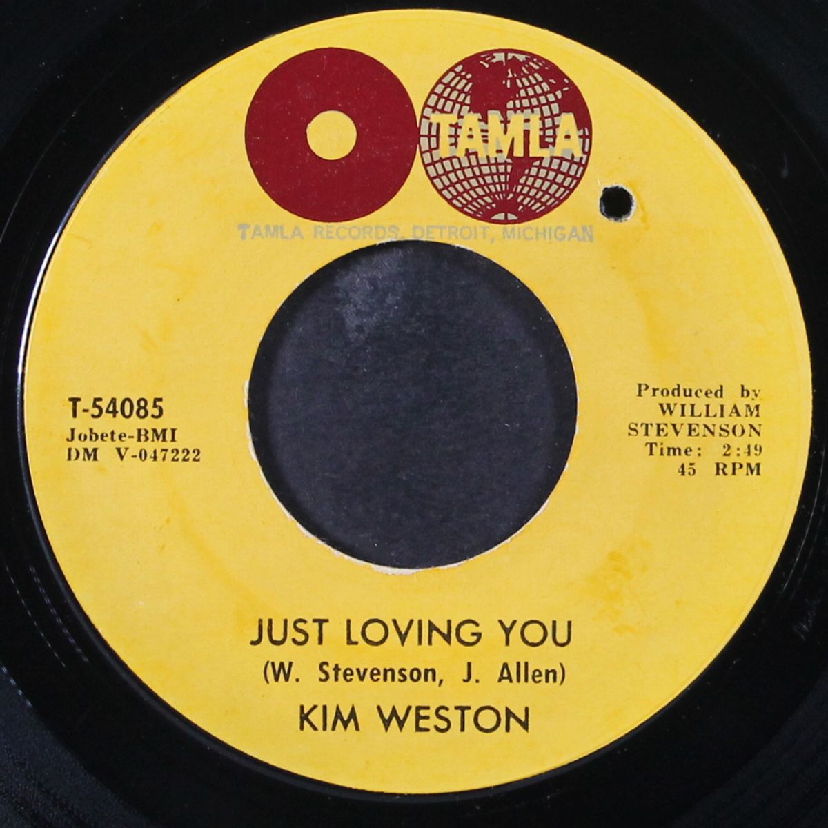 just loving you / another train coming by KIM WESTON