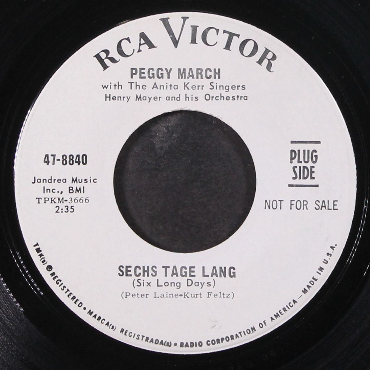 sechs tage lang by PEGGY MARCH