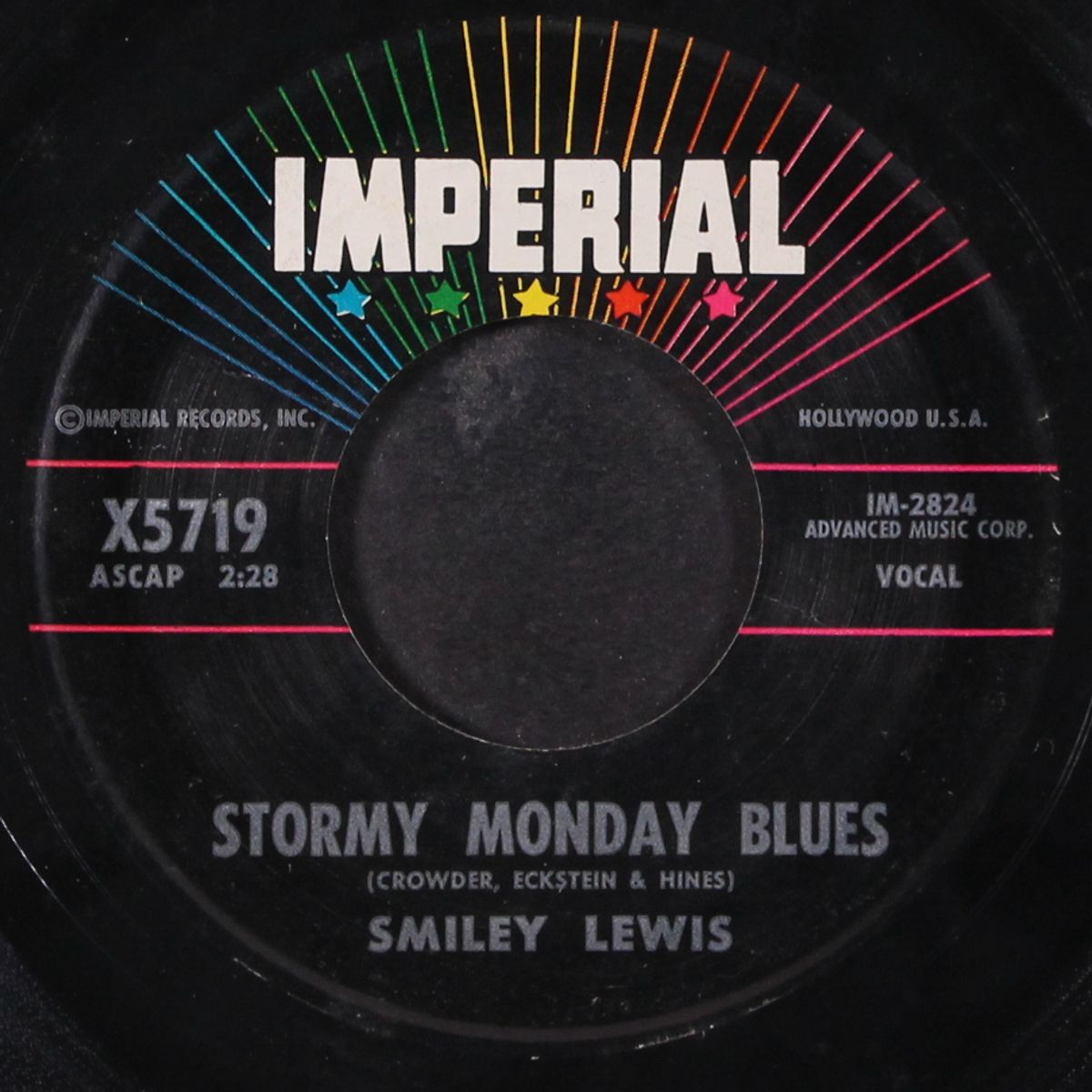 tell me who / stormy monday blues by SMILEY LEWIS