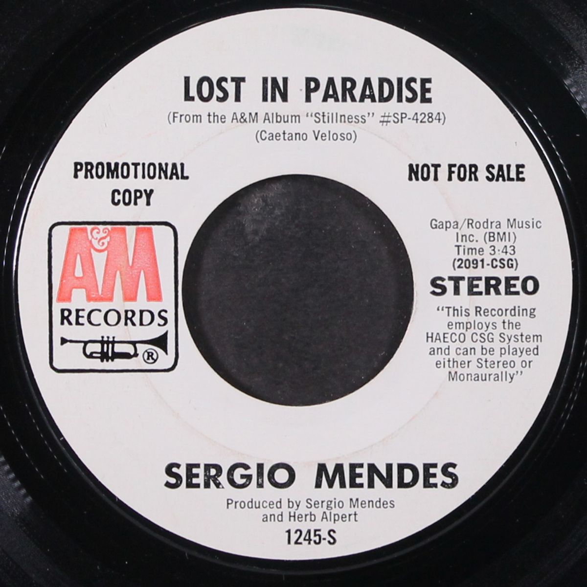 righteous life / lost in paradise by SERGIO MENDES & BRASIL '66