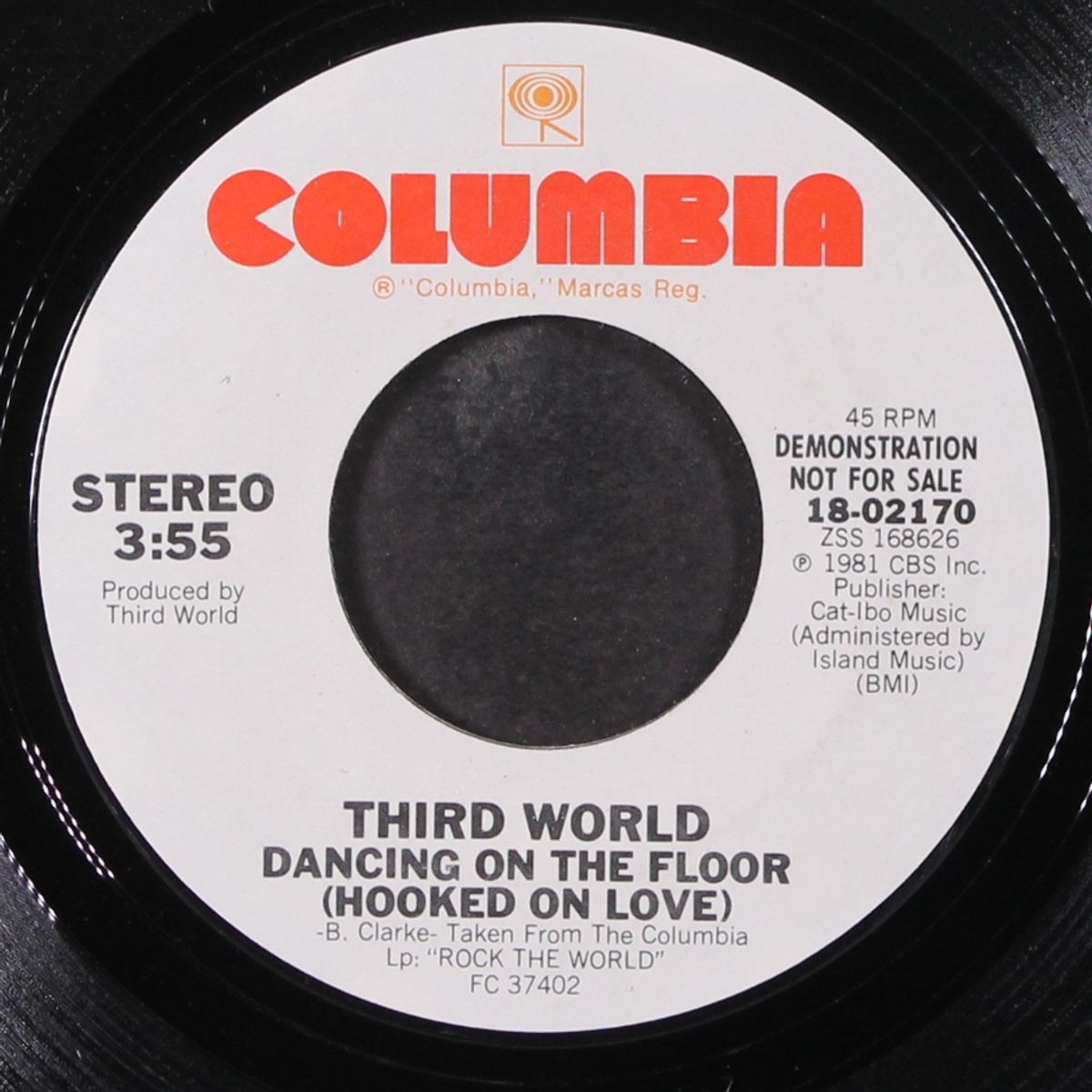 dancing on the floor (hooked on love) / same by THIRD WORLD