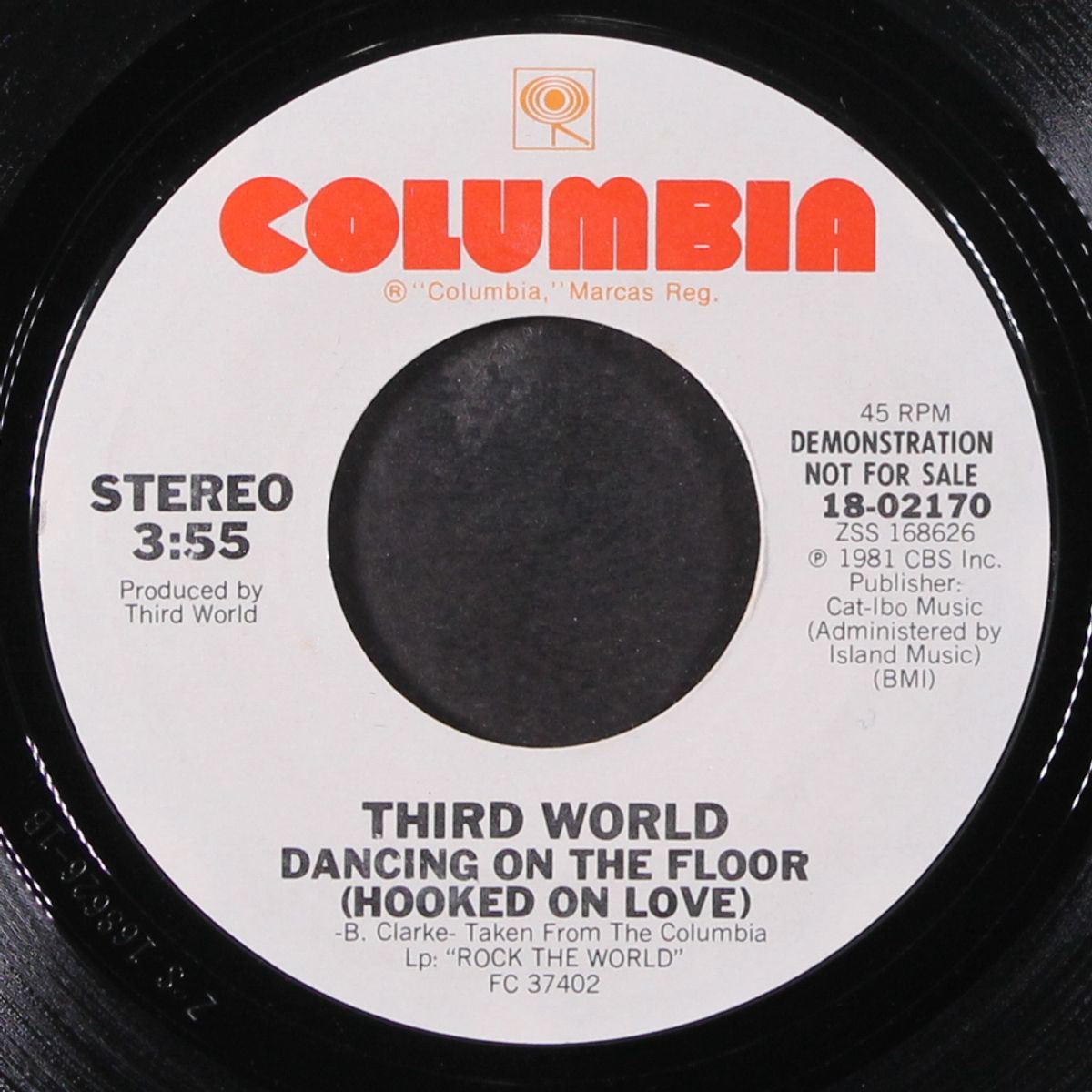 dancing on the floor (hooked on love) / same by THIRD WORLD