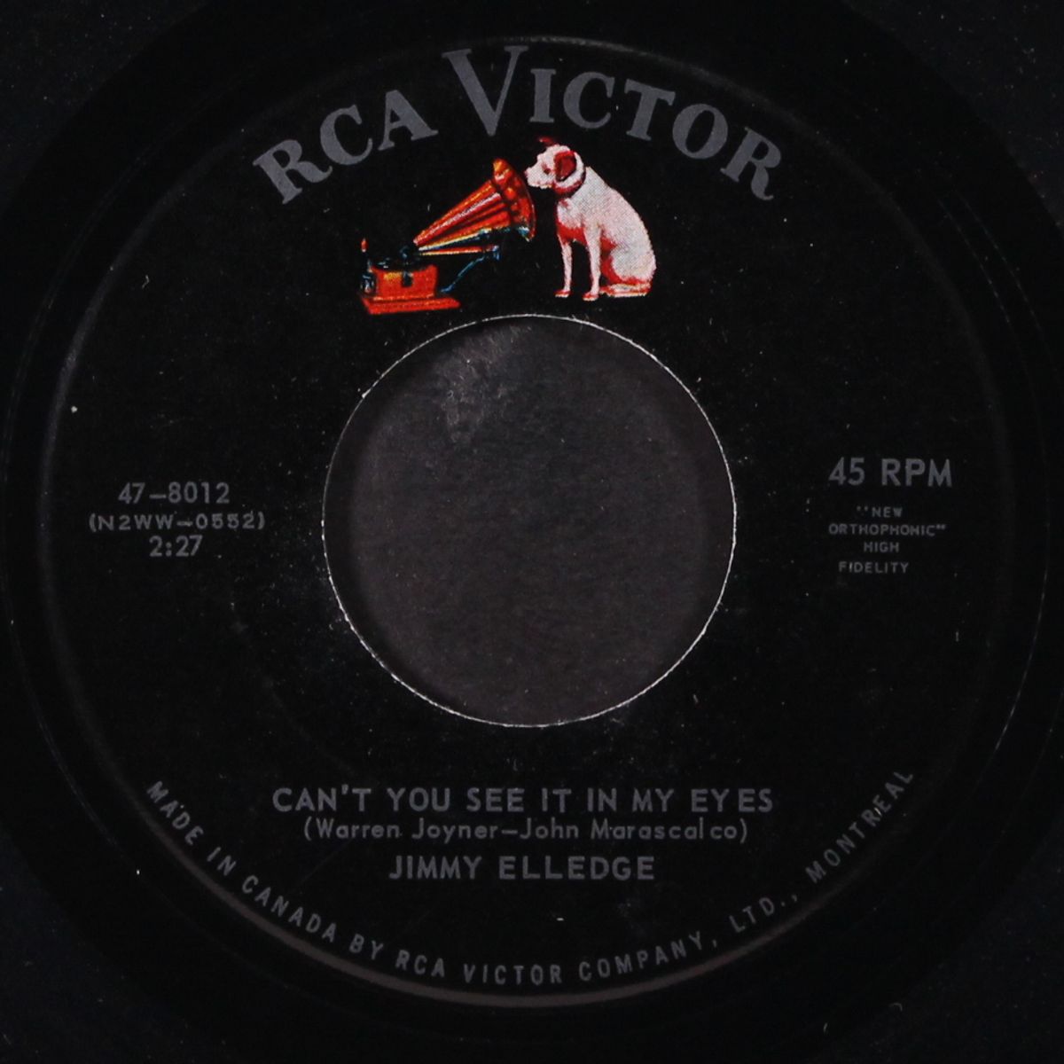 can't you see it in my eyes / what a laugh by JIMMY ELLEDGE